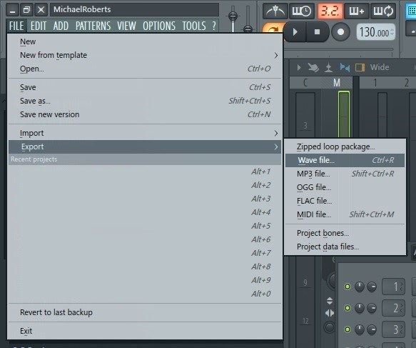 how to export midi from fl studio