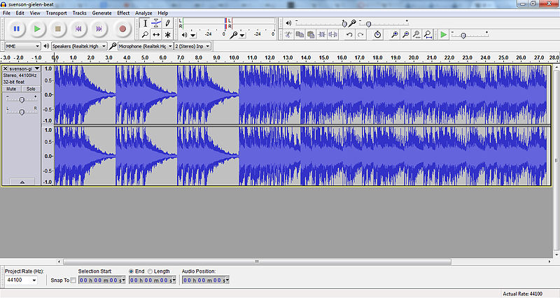 audacity beat maker