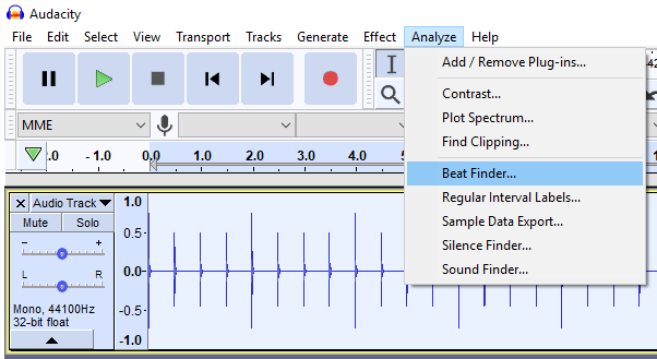 metronome beat finder